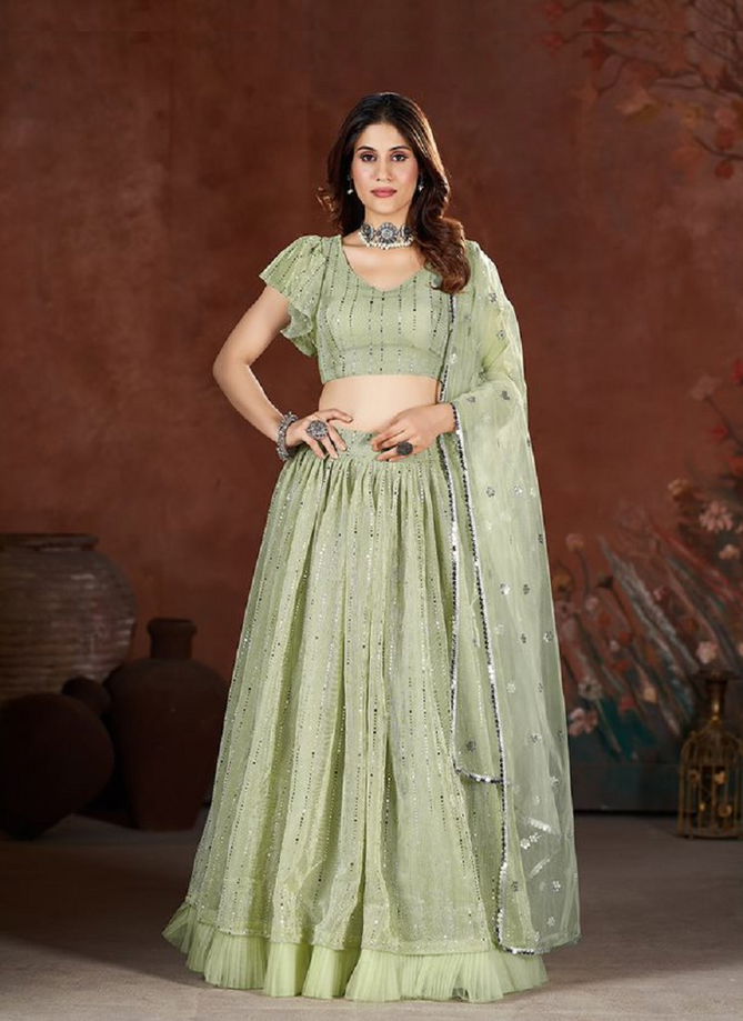 SS 1951 To 1956 Wedding Wear Designer Net Lehenga Choli Wholesale Suppliers In Mumbai